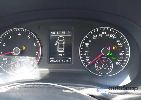 2012 Volkswagen Passat 2.5L Se из США, поврежденный, VIN 1VWBH7A34CC093981